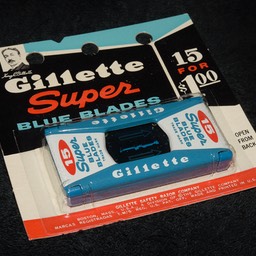 1961 Gillette 15 Blade Dispenser 1d