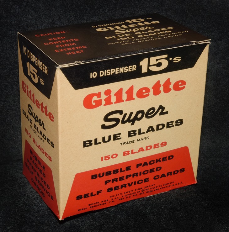 1961 Gillette 15 Blade Dispenser 1a.jpg
